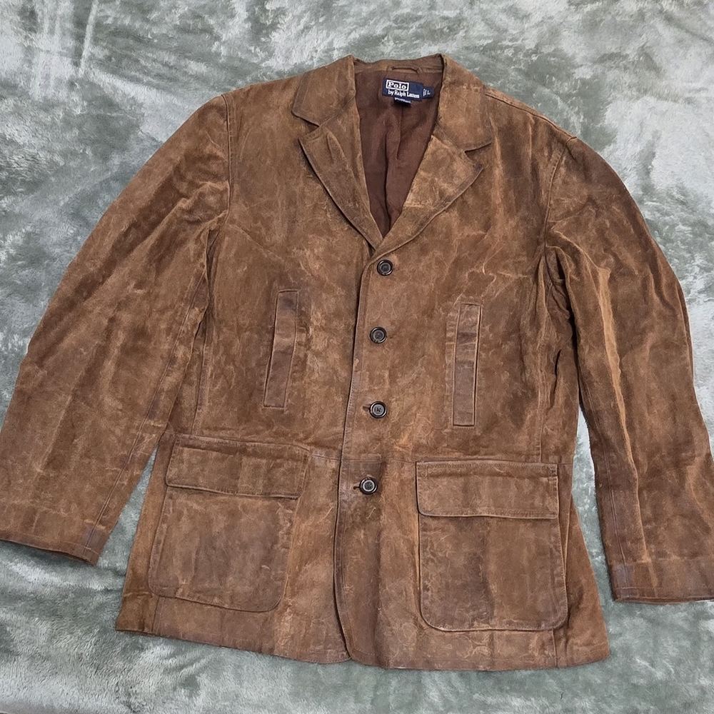 Ralph Lauren Polo Brown Leather Jacket